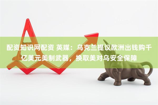 配资知识网配资 英媒：乌克兰提议欧洲出钱购千亿美元美制武器，换取美对乌安全保障